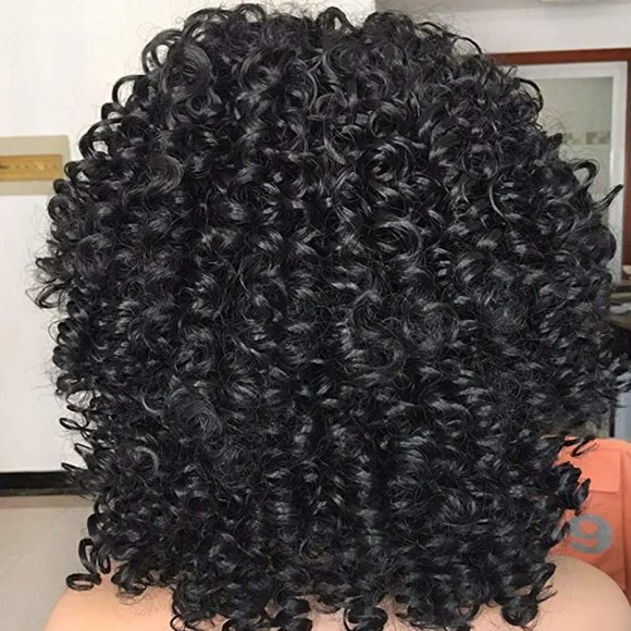 Wig - Short & Curly With Bangs - Picture 5 of 12